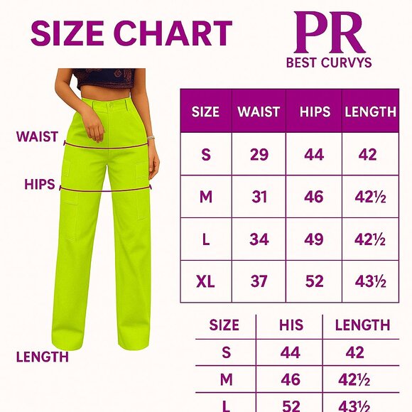 Neon Cargo Power Pants | Sizes S-L - Picture 16 of 16